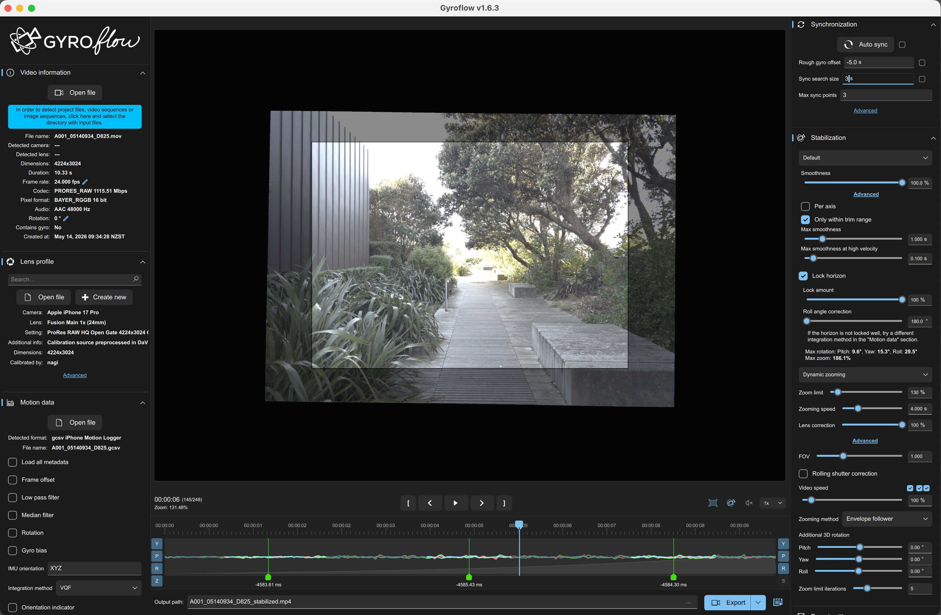 Guess IMU orientation in Gyroflow Desktop